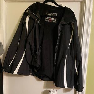 Brand New Black & White ZeroXposure Womens Ski Jacket